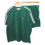  Adidas adidas выставить Night одежда пижама тренировочный полотенце земля зеленый зеленый M L мужской 