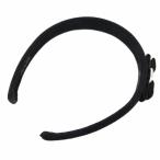サルヴァトーレフェラガモ Salvatore Ferragamo カチューシャ ヘアアクセサリー ヘッドバンド ロゴ金具 黒 ブラック レディース