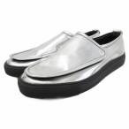 未使用品 コムデギャルソンオムプリュス タグ付き スリッポン ローファー スニーカー ローカット シューズ 靴 メタリック 25cm