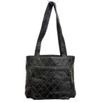 シャネル CHANEL マトラッセ トートバッグ レザーバッグ 肩掛け 皮革 ロゴ金具 ゴールド金具 黒 ブラック ゴールドカラー ■WY レディース