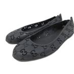  Gucci GUCCI GG плоская обувь Raver балетки 36 23cm чёрный черный #IBO93 женский 