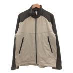  The North Face soft ракушка жакет блузон M серый светло-серый переключатель Zip выше NP16505 /SX #IBO100 мужской 