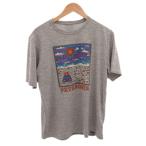  Patagonia Patagonia футболка короткий рукав Logo принт M серый /FF #IBO100 мужской 