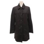 Max Mara we k end линия MAX MARA WEEKEND LINE пальто с отложным воротником средний длина gun patch 42 чёрный черный /JS #IBO100