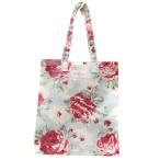 キャスキッドソン Cath Kidston トートバッグ 花柄 PVC ライトブルー 水色 レッド 赤 /YM11 ■GY12 レディース