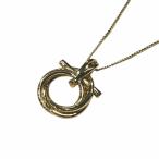 サルヴァトーレフェラガモ Salvatore Ferragamo ガンチーニ ネックレス ペンダント ゴールドカラー ☆AA★ レディース