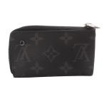 ルイヴィトン LOUIS VUITTON モノグラムエクリプス カードケース キーケース グレー 黒 ブラック M64430 /SR22 ■OH メンズ