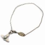 ヴィヴィアンウエストウッド Vivienne Westwood ブレスレット 王冠モチーフ 地球モチーフ オーブ チェーン シルバーカラー /BB レディース