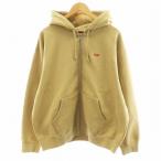 ショッピングsupreme シュプリーム SUPREME 24AW Small Box Zip Up Hooded Sweatshirt パーカー ジップアップ L ベージュ /AN28 メンズ
