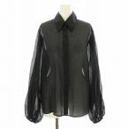 ミューズ ドゥーズィエム クラス MUSE de Deuxieme Classe 24SS cotton voile ギャザー ブラウス シャツ 長袖 F