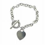  Tiffany TIFFANY &amp; CO. браслет аксессуары браслет Logo Heart Silver925 серебряный цвет #GY18