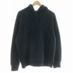 シュプリーム SUPREME 18AW Polartec Hooded Sweatshirt ポーラテック フリース パーカー フーディ アーチロゴ M 紺