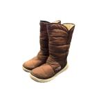 ザノースフェイス THE NORTH FACE アモア ロングブーツ スノーブーツ ロゴ 箱付き 22.0cm 茶 ブラウン NFW70195