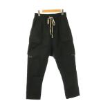  Rick Owens Rick Owens 24FW обезьяна L cargo длинные брюки 46 черный RU02D6379-FK /DF #OS мужской 