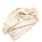 ルイヴィトン LOUIS VUITTON エトール モノグラム ソーグリッター ストール マフラー シルク ブロン ホワイト M73939 /YM ■OH レディース