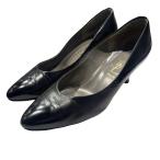 イヴサンローラン YVES SAINT LAURENT パンプス ラウンドトゥ 35 黒 ブラック ■WGA レディース