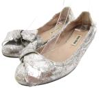 ミュウミュウ miumiu パンプス ローヒ