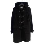  теория ryukstheory luxe полупальто "даффл коут" средний длина кривошип шерсть 38 чёрный черный #WGA женский 