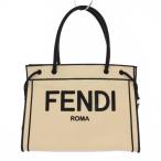 フェンディ FENDI Roma Go To ショッパー トートバッグ ハンドバッグ 白 8BH378 /KH ■OH レディース