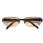 mitsukosiMITSUKOSHI очки прозрачный раз ввод чай Brown #GY99 мужской 