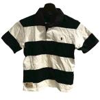  Polo bai Ralph Lauren Polo by Ralph Lauren рубашка-поло короткий рукав окантовка Logo patch дизайн 130 белый белый чёрный черный Kids мужчина. 