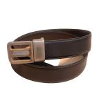  Lancel LANCEL ремень кожа чёрный черный #GY99 мужской 