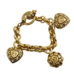  Loewe LOEWE Vintage браслет аксессуары дыра грамм Heart очарование man teru жемчуг жемчуг Gold цвет 