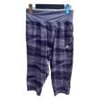  Adidas adidas леггинсы колено длина общий рисунок стрейч S фиолетовый лиловый #IBO101 женский 