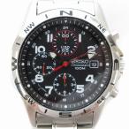 セイコー SEIKO パイロット クロノグラフ腕時計 ウォッチ クォーツ 文字盤ブラック シルバーカラー 7T92-0CF0 SND253P1 /AE メンズ