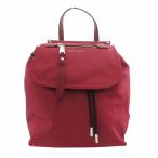 未使用品 マークジェイコブス MARC JACOBS TROOPER リュックサック バッグ フラップ ナイロン 紅 ボルドー /HO□ 0423 レディース