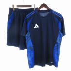  Adidas с биркой выставить соревнование тренировка джерси - шорты футболка короткий рукав шорты темно-синий XL