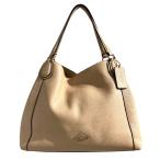 コーチ COACH 近年モデル 美品 2WAY ハンドバッグ ショルダーバッグ 36464 レザー 皮革 ゴールド金具 ベージュ レディース