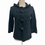  low Len Ralph Lauren LAUREN RALPH LAUREN полупальто "даффл коут" вязаный шерсть чёрный черный S женский 