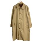 ダンヒル dunhill 美品 ステンカラーコート バルマカーンコート ロング丈 L ベージュ PG980X-EU505 メンズ