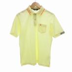  Munsingwear одежда MUNSINGWEAR рубашка-поло Logo вышивка линия олень. .. карман L желтый желтый /JS 1111 мужской 