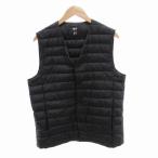 ユニクロ UNIQLO ウルトラライトダウンコンパクトベスト ジャケット ナイロン L 黒 311-400500 /JS レディース