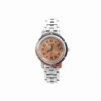 エルメス HERMES ジャンク品 腕時計 クォーツ クリッパーSS アナログ ステンレス 銀色 CL4.210 /UO ☆AA★ レディース