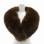  No-brand пелерина muffler мех лисы чай Brown /AE #GY99 женский 