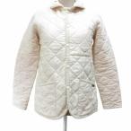 ラベンハム LAVENHAM キルティングジャケット ブルゾン 中綿 白 ホワイト 34 約S レディース