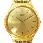 セイコー SEIKO V701-1Y70 腕時計 ウォッチ ゴールド文字盤 ゴールドカラー 0409 メンズ