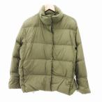 ユニクロ UNIQLO パウダーソフトダウンジャケット ブルゾン スタンドカラー M 緑 211-46990 /JS メンズ