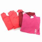 未使用品 ユニクロ UNIQLO タグ付 UVカットクルーネックカーディガン ニット 4点セット 長袖 XL 3XL 赤 紫 /JS レディース