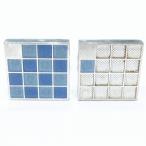  Louis Vuitton LOUIS VUITTON Damier b тонн du Manchette M64660 запонки кнопка серебряный 925 полная масса примерно 14.8g квадратное синий голубой 