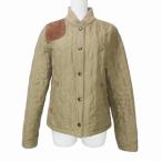  Ralph Lauren RALPH LAUREN стеганная куртка блузон с хлопком переключатель кожаный салон chi11 L соответствует оттенок коричневого X женский 