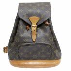 ルイヴィトン LOUIS VUITTON モノグラム モンスリMM M51136 リュックサック フラップ 巾着 茶 ブラウン 系 0711 レディース
