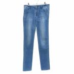  Beams Heart BEAMS HEART Denim брюки джинсы обтягивающий стрейч индиго голубой 1 примерно S #MET1 женский 