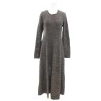 ザラ ZARA ワンピース ロング丈 長袖 M グレー ■YHS14