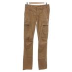 トリーバーチ TORY BURCH カーゴパンツ ワーク ジップポケット 25 茶 ブラウン /JS ■YHS16 レディース