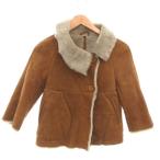  gran midi grand midi прекрасный товар мутон жакет блузон чай Brown /YJ #YHS15 женский 