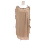  Diag Ram Diagram вечернее платье 38 бежевый раунд шея biju- оборудование орнамент короткий рукав 0731 2231 /RG #YHS13 женский 